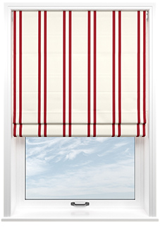 Winnies Stripe, Pillbox - Twist&Fit Roman Blind